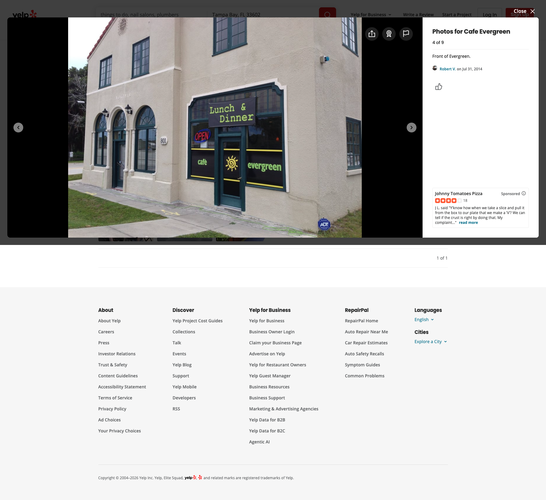 Historic 1923 building - Café Evergreen